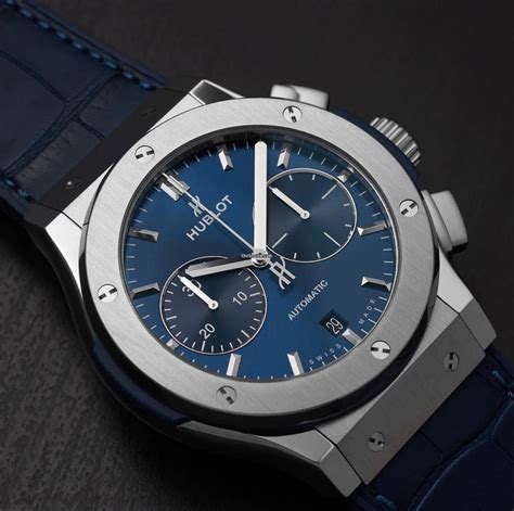 hublot blue chronograph chrono24|chrono24.com.